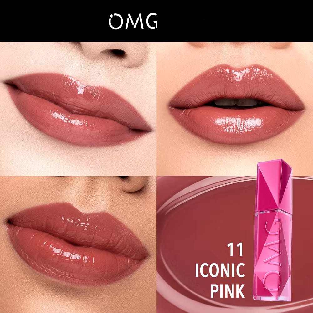 Oh My Glam Colorlast Lip Vinyl 2.5gr - 11 Iconic Pink (OMG)