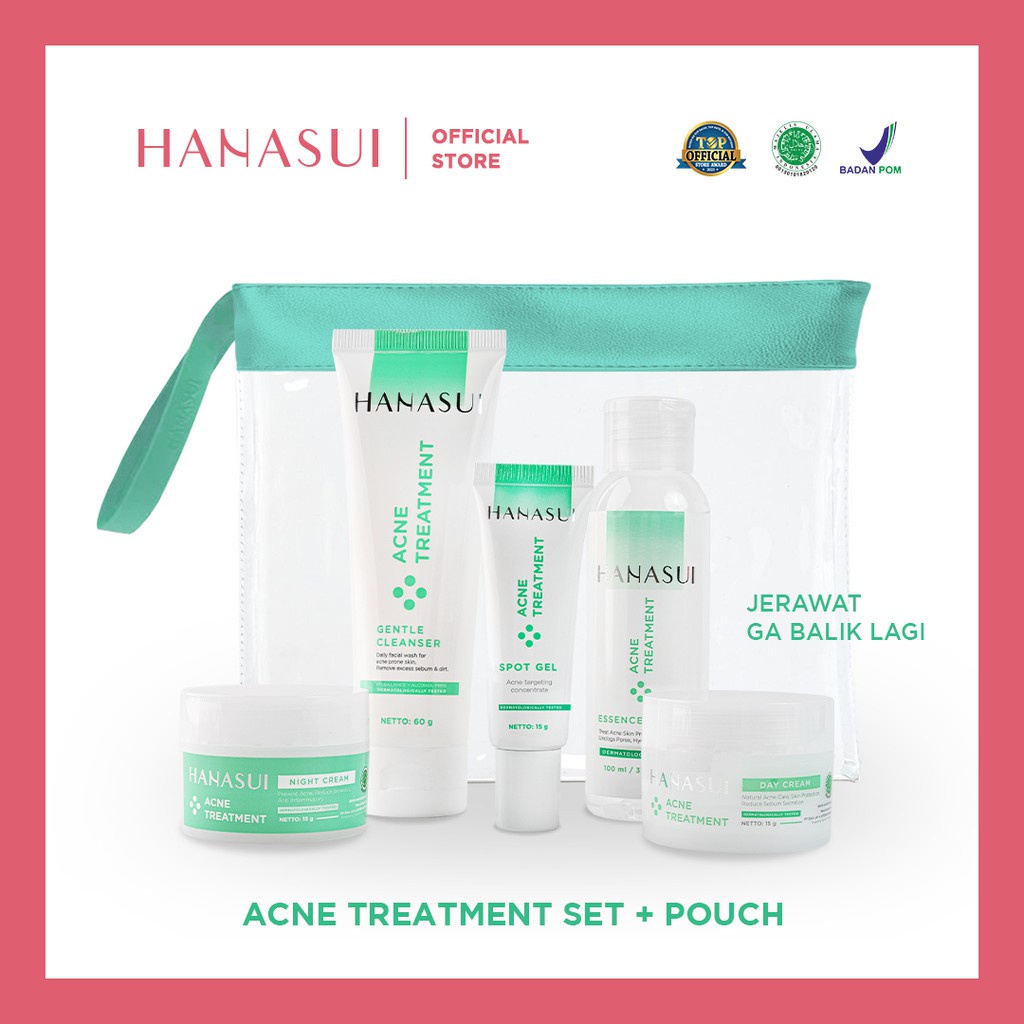 Paket Hanasui Acne Treatment Series 5in1