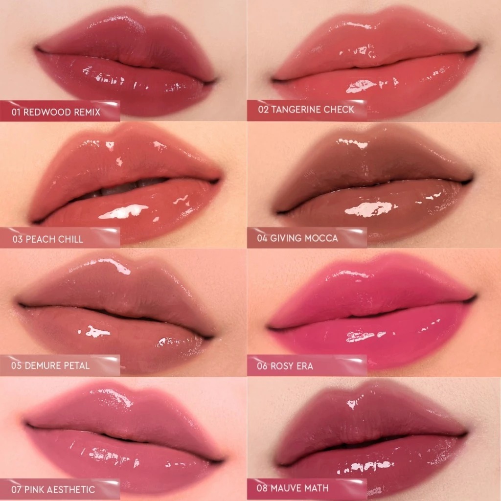 Emina Glosszilla Lightweight Lip Jelly Vinyl 3gr - 01 Redwood Remix