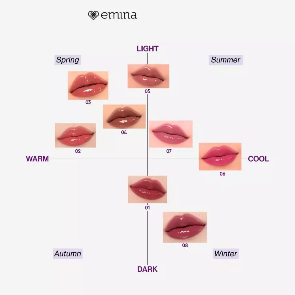 Emina Glosszilla Lightweight Lip Jelly Vinyl 3gr - 05 Demure Petal