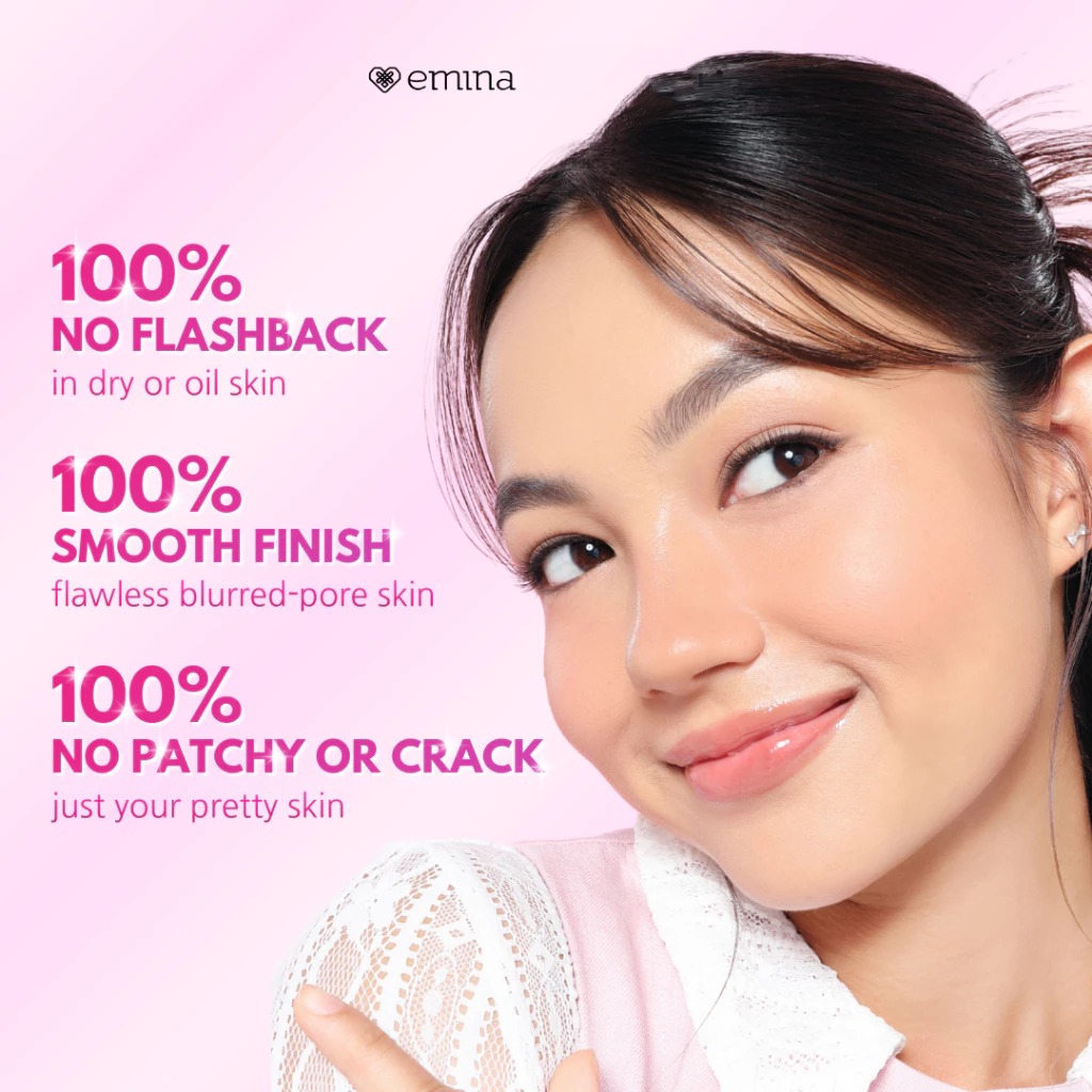 Emina Glowfixer Blur Powder SPF20 PA++ 8gr - 04 Deep Talk (Loose Powder)