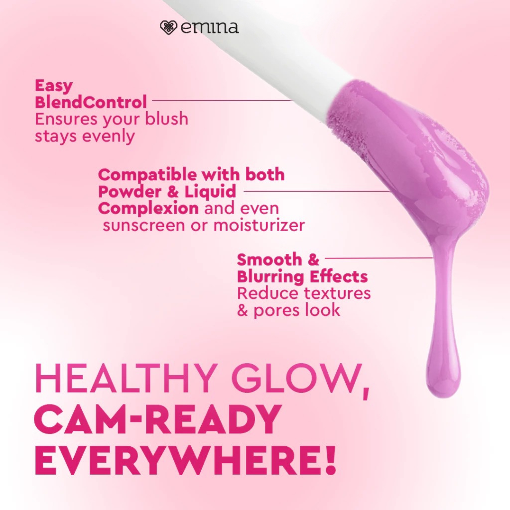 Emina Glow All Day Liquid Blush 2.5gr - 05 Coral Pop
