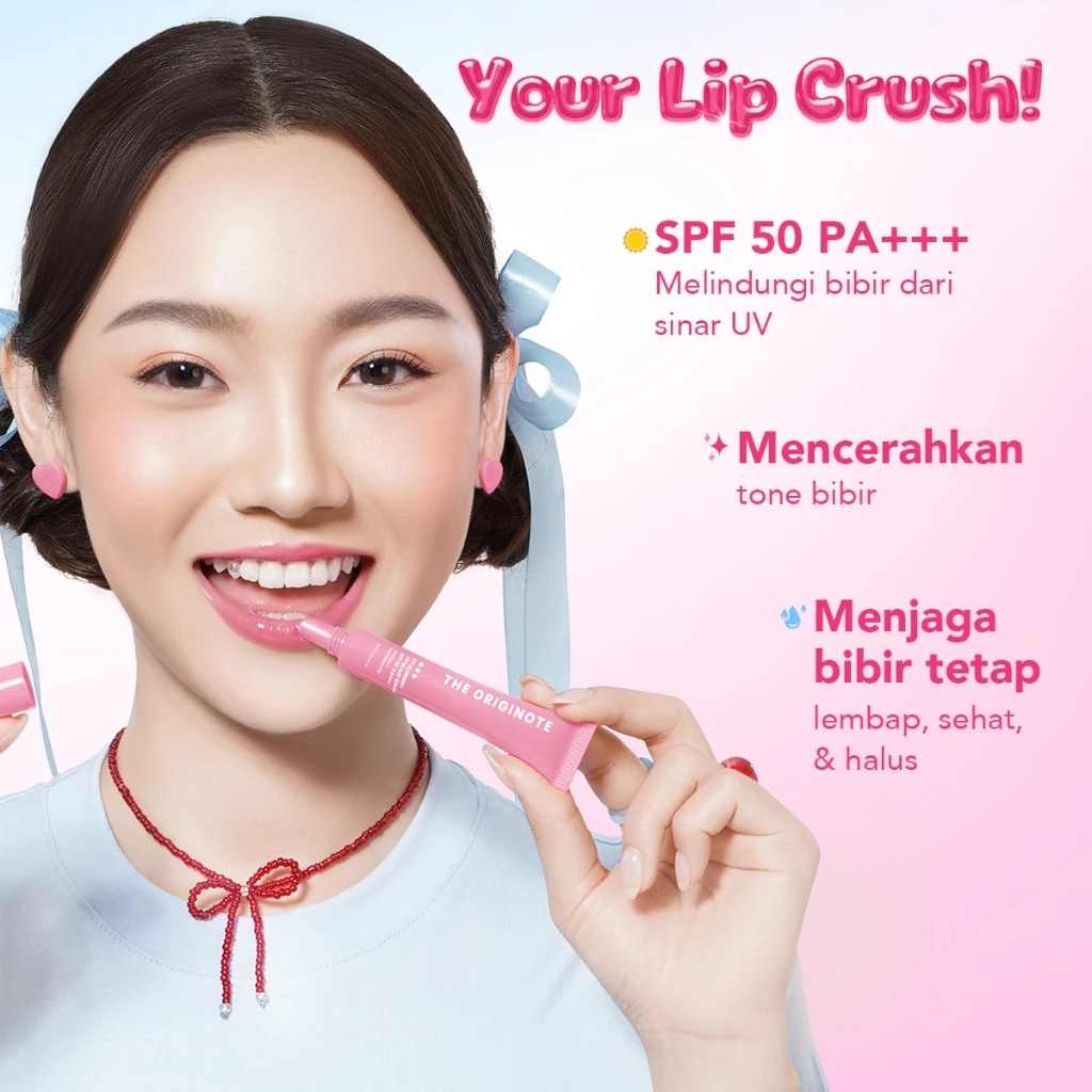 The Originote Hyaluberry Lip Glaze Serum 7ml - Cherry Fox (SPF50 PA+++)