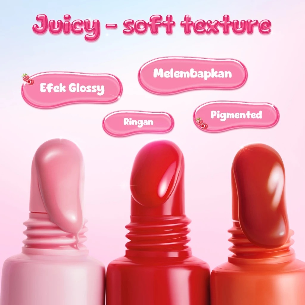 The Originote Hyaluberry Lip Glaze Serum 7ml - Mapple Bear (SPF50 PA+++)