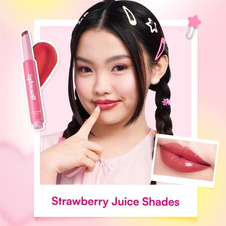 Glowsophy Color Crush Juicy Tinted Lip Balm 2gr - Strawberry Juice