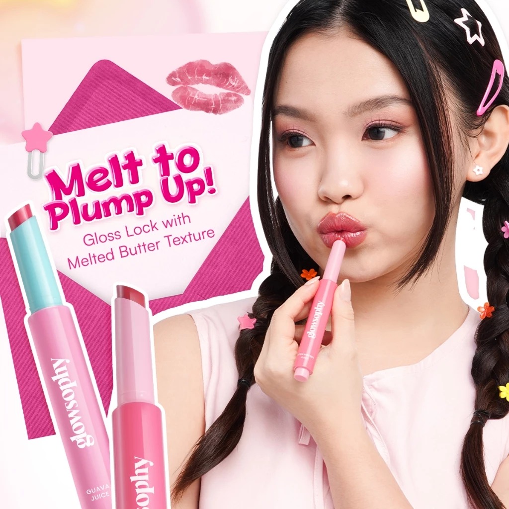 Glowsophy Color Crush Juicy Tinted Lip Balm 2gr - Cherry Juice