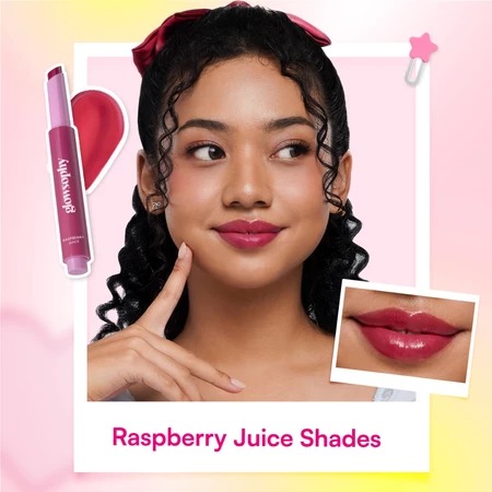 Glowsophy Color Crush Juicy Tinted Lip Balm 2gr - Raspberry Juice