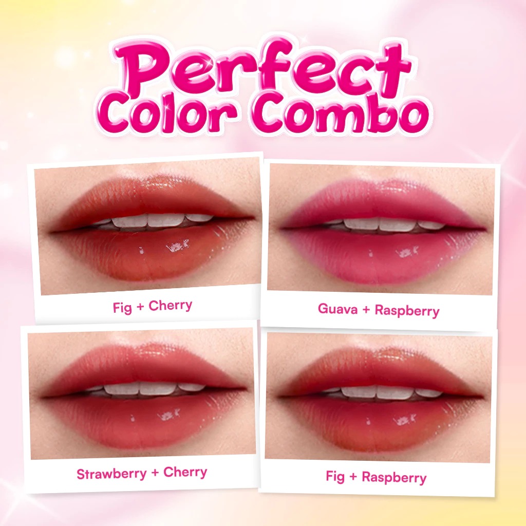 Glowsophy Color Crush Juicy Tinted Lip Balm 2gr - Raspberry Juice