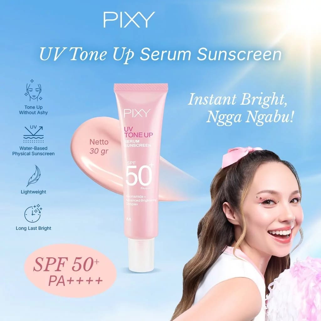 Pixy UV Tone Up Serum Sunscreen SPF50+ PA++++ 30gr