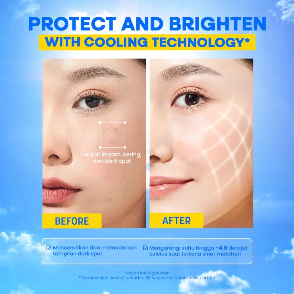 Hanasui PDRN Sunscreen Serum SPF50+ PA++++ 30ml - Bright C