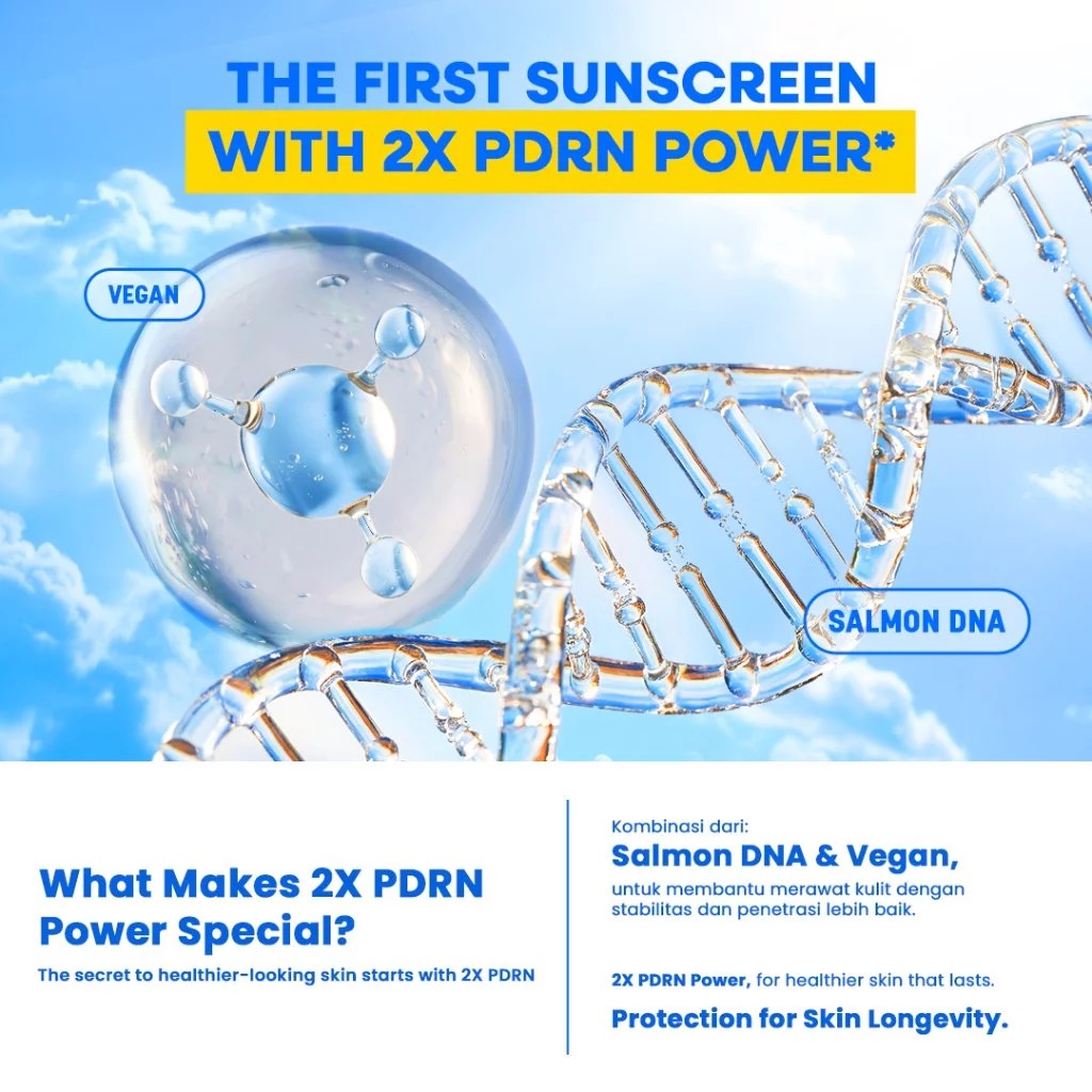 Hanasui PDRN Sunscreen Serum SPF50+ PA++++ 30ml - Bright C