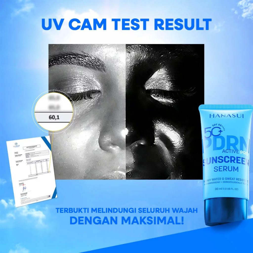 Hanasui PDRN Sunscreen Serum SPF50+ PA++++ 30ml - Active Pro