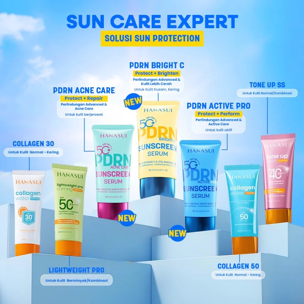 Hanasui PDRN Sunscreen Serum SPF50+ PA++++ 30ml - Active Pro