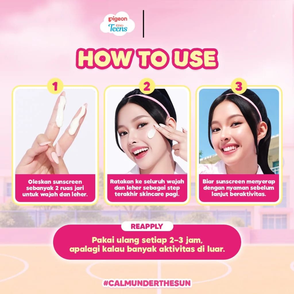 Pigeon Teens Sunscreen SPF40 PA++++ 30ml - Bright Heroes
