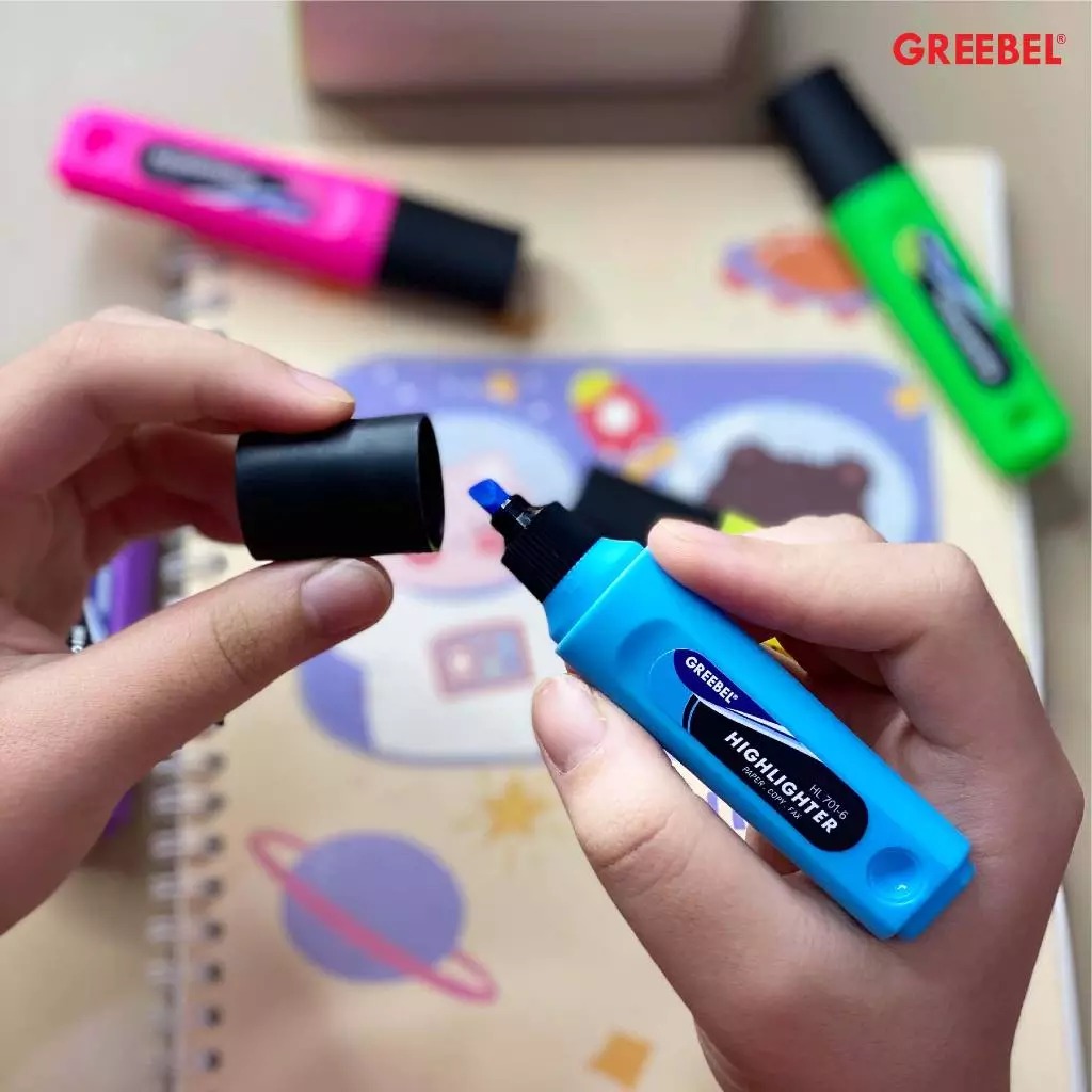 GREEBEL Highlighter Stabilo - GREEN (HL701-2)