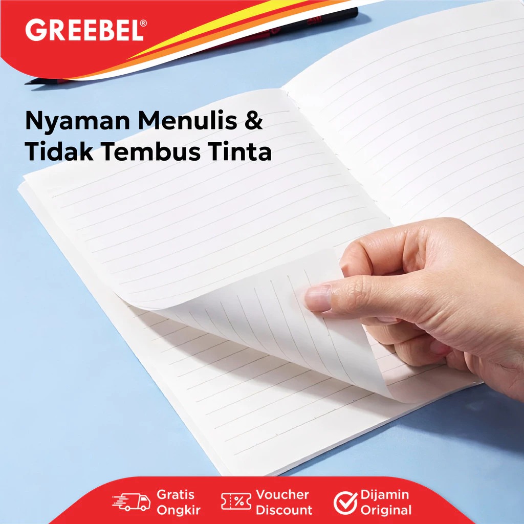 GREEBEL Buku Tulis Campus 50 Lembar (GB50-4) - (B5 250x175mm)