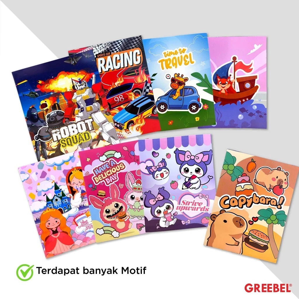 GREEBEL Buku Tulis 38 Lembar (GB38) - (A5 210x160mm)