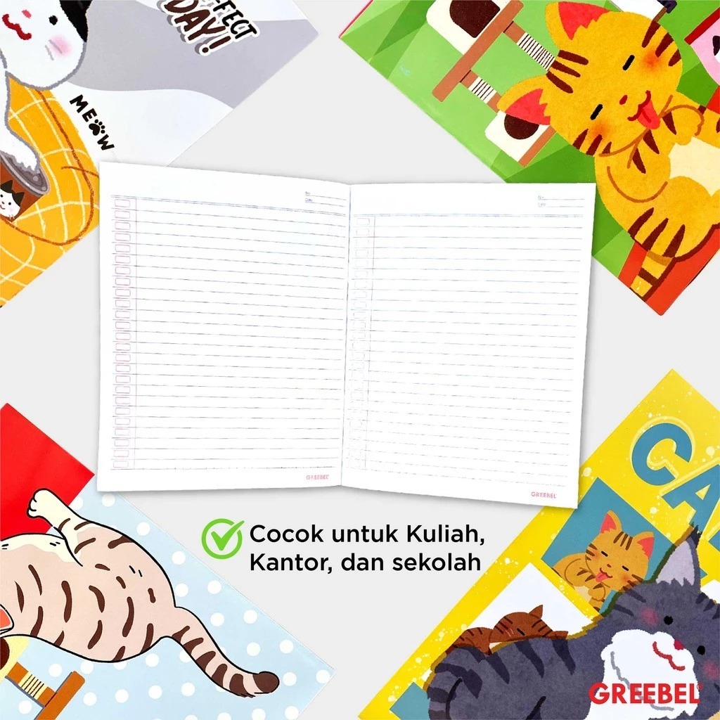 GREEBEL Buku Tulis 58 Lembar (GB58) - (A5 210x160mm)