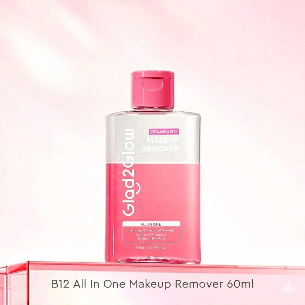 Glad 2 Glow All In One Makeup Remover 60ml - Vitamin B12