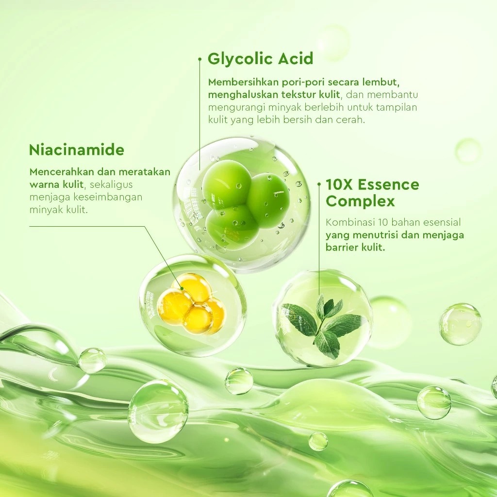 Glad 2 Glow Cleanser - Glycolic Acid Facial Wash 70gr