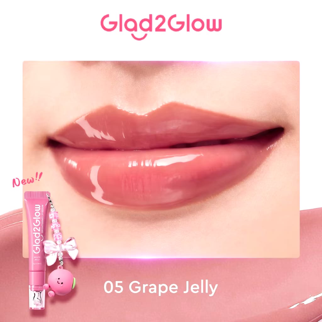 Glad 2 Glow Brightening Lip Serum 7gr - Grape Jelly