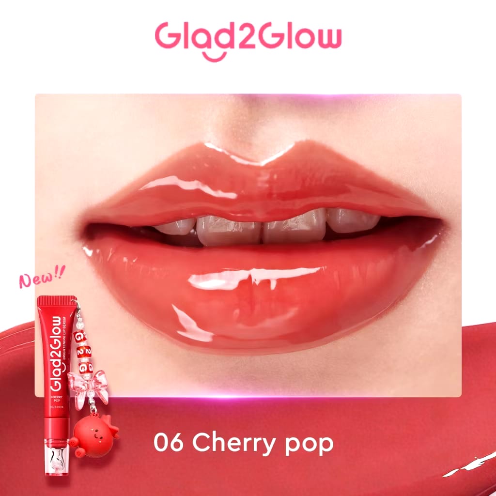 Glad 2 Glow Brightening Lip Serum 7gr - Cherry Pop
