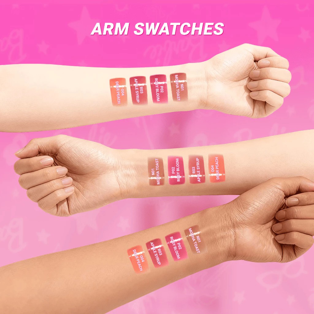 Dazzle Me X Barbie Peptide Power Glow Tinted Lip Balm 8gr - R03 Apple Syrup (SPF50+ PA++++)