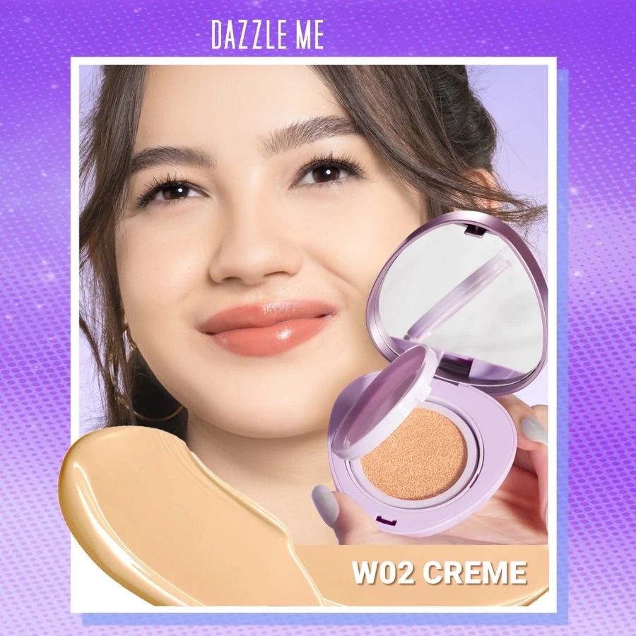 Dazzle Me Cover Me Matte Serum Cushion SPF50 PA++++ 11gr - W02 Creme