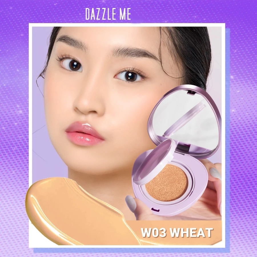 Dazzle Me Cover Me Matte Serum Cushion SPF50 PA++++ 11gr - W03 Wheat