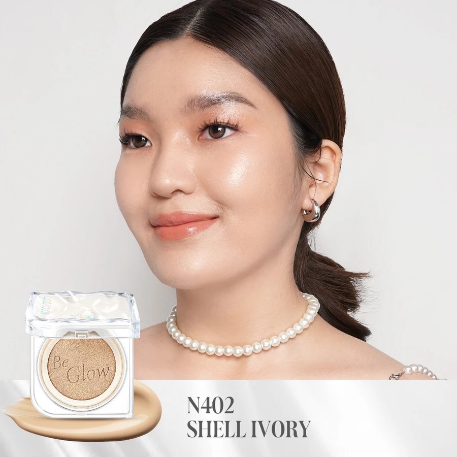 YOU Cloud Touch Glasting Glow Serum Cushion 10gr - N402 Shell Ivory (SPF50+ PA++++)