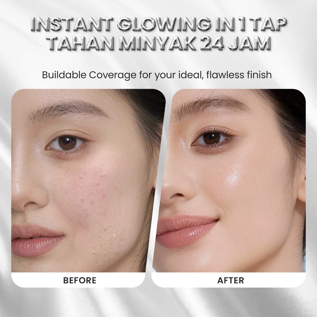 YOU Cloud Touch Glasting Glow Serum Cushion 10gr - N402 Shell Ivory (SPF50+ PA++++)