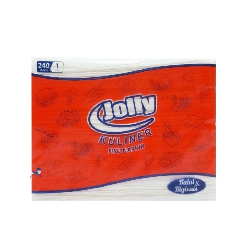 Tissue Jolly Kuliner (Tissue Napkin) 240s