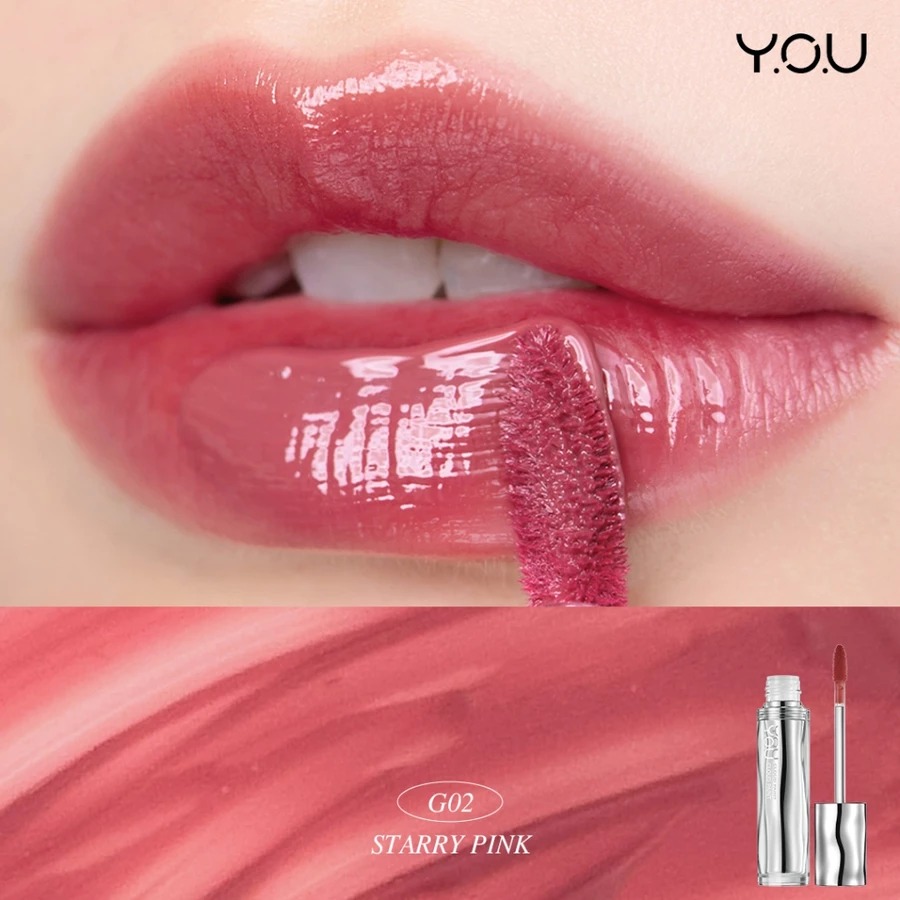YOU Cloud Paint Glassy Glow Lip Tint 3gr - G02 Starry Pink