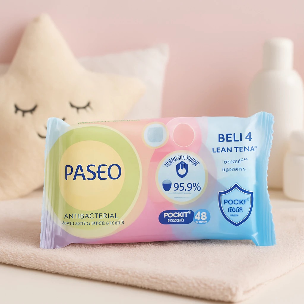 Tissue Paseo Anti Bacterial Cleansing Wipes - Aloe Vera Extract Pocket Size (4Pack 10s) Tissue Paseo Anti Bacterial Cleansing Wipes - Aloe Vera Extract Pocket Size (4Pack 10s)