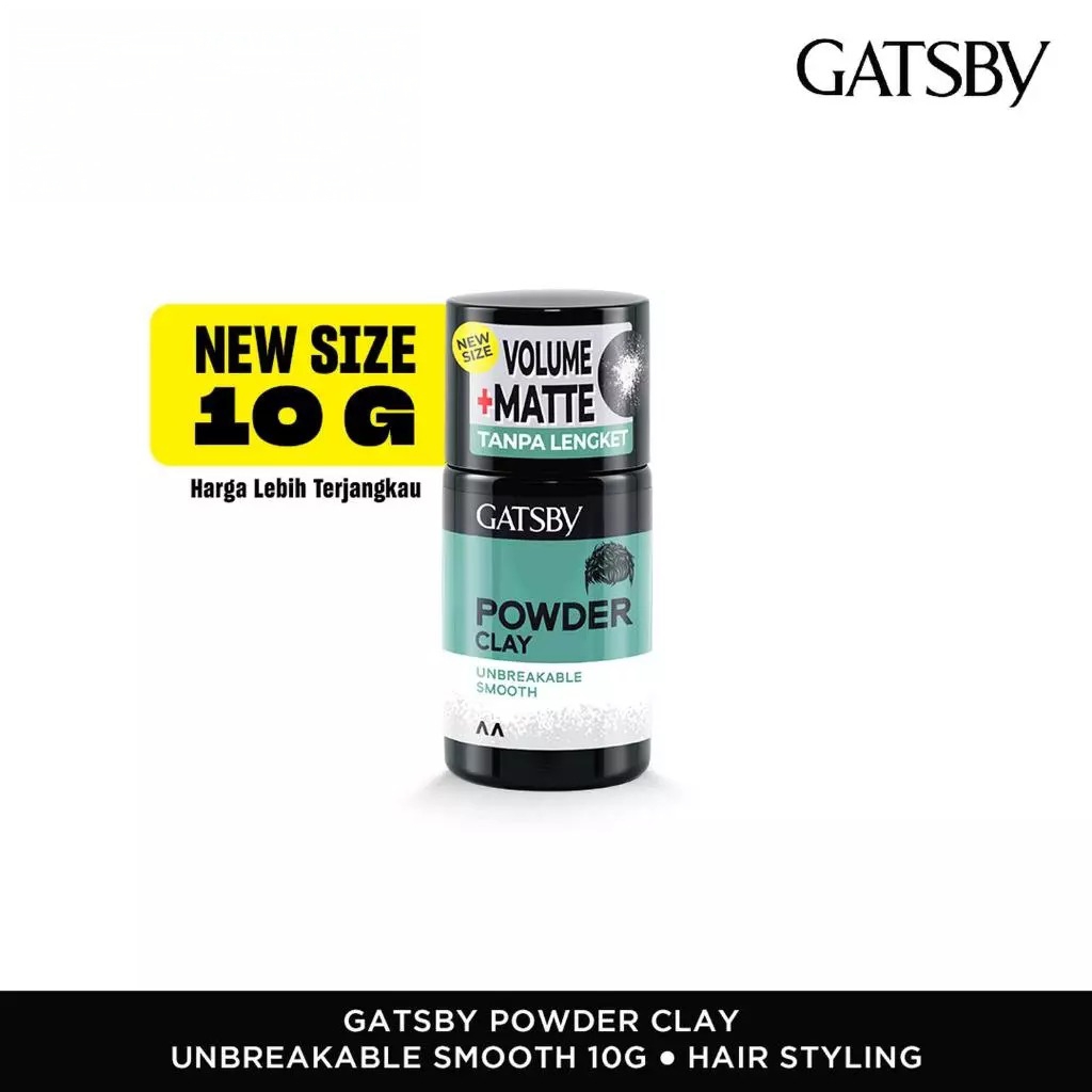 Gatsby Powder Clay Unbreakable Smooth 10gr (Mini)