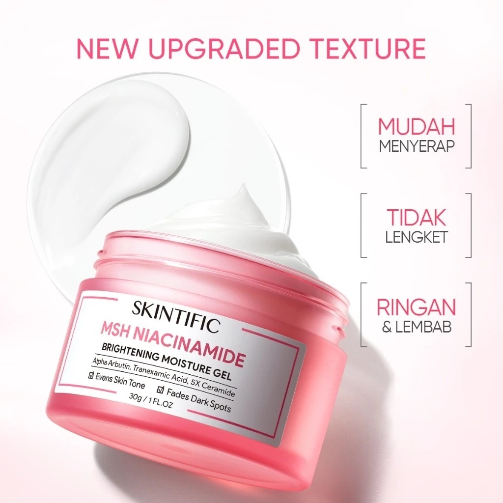 Skintific MSH Niacinamade Brightening Moisture Gel 50gr