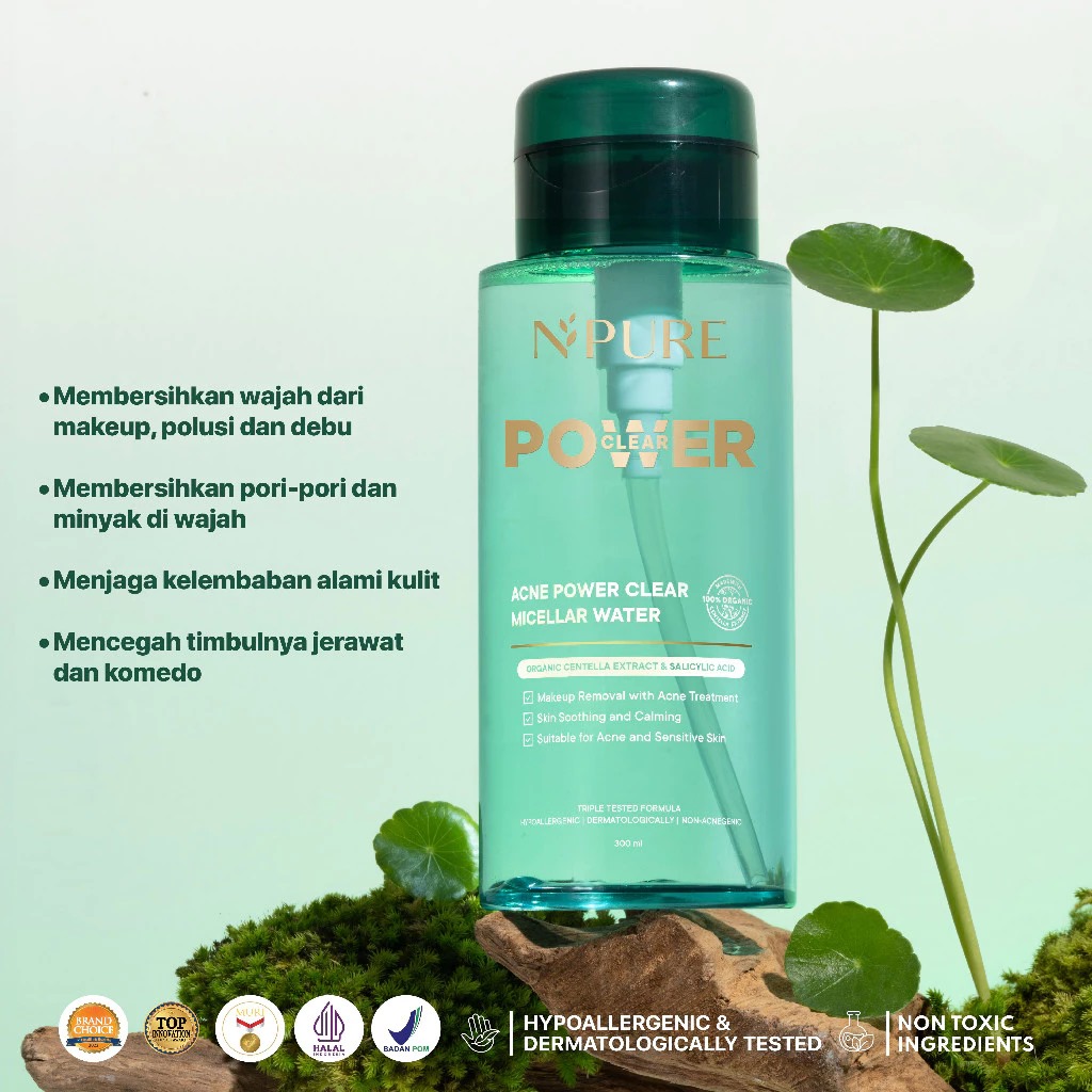 Npure Acne Power Clear Micellar Water 50ml