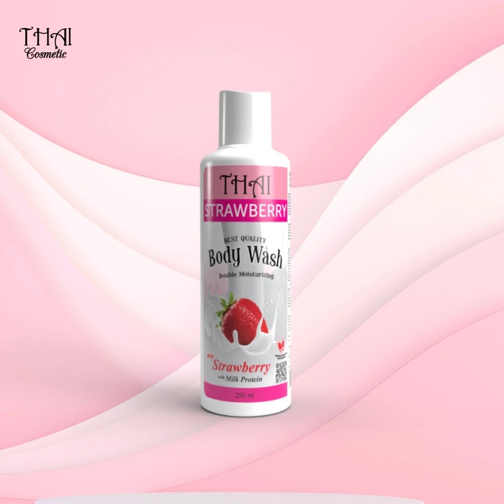 Thai Body Wash 250ml - Strawberry (Sabun Mandi)