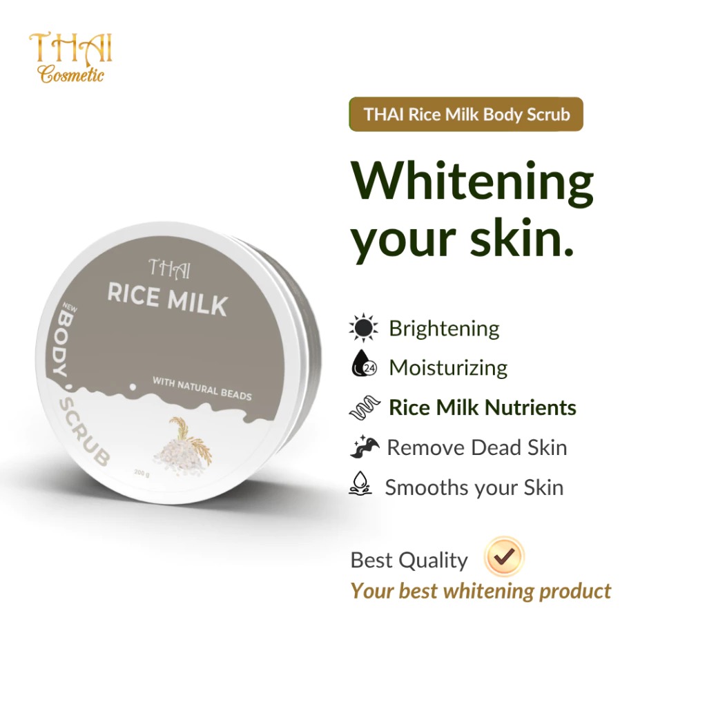 Thai Body Scrub 200gr - Rice Milk