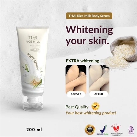 Thai Body Serum 200ml - Rice Milk Thai Body Serum 200ml - Rice Milk