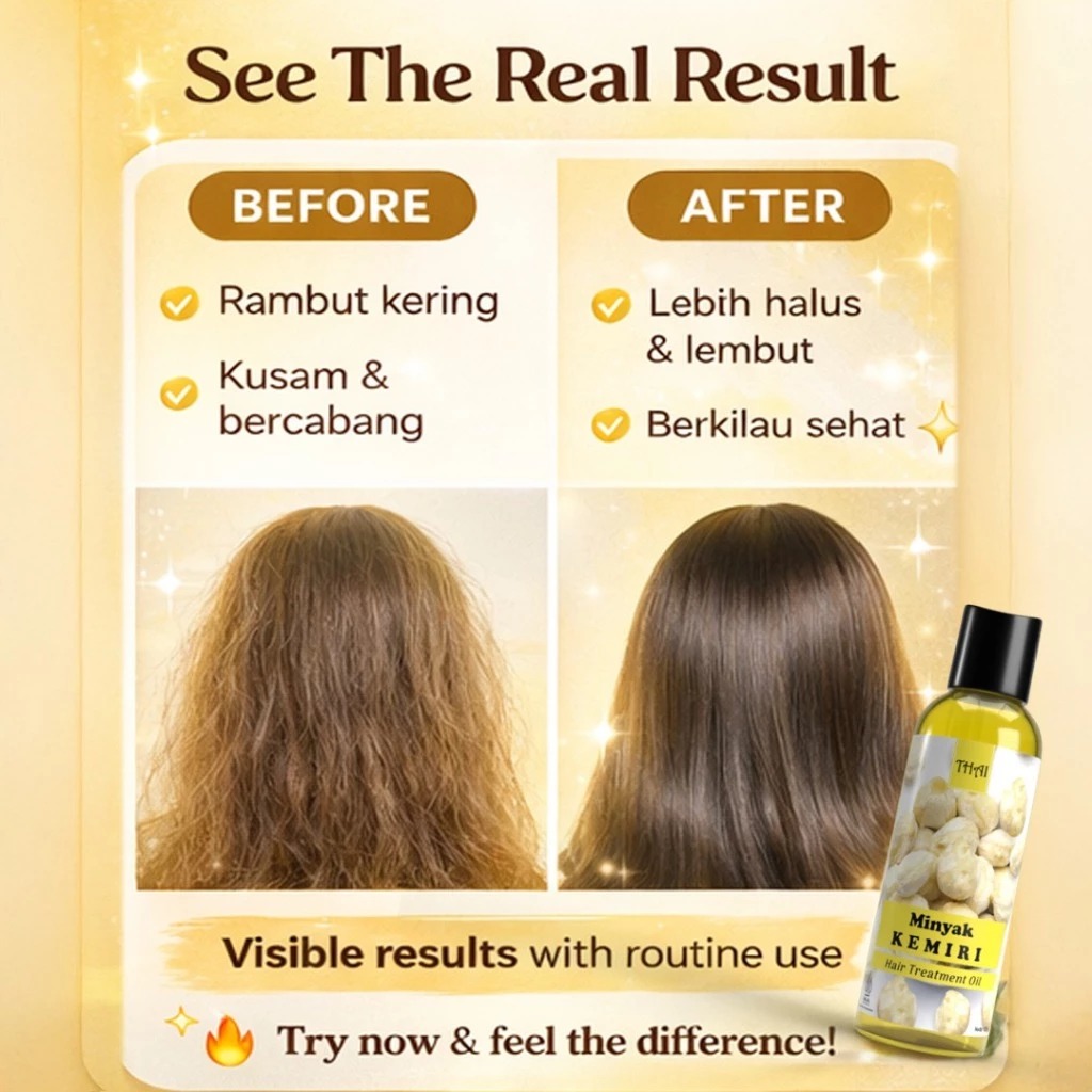 Thai Hair Treatment Oil - Minyak Kemiri 125ml
