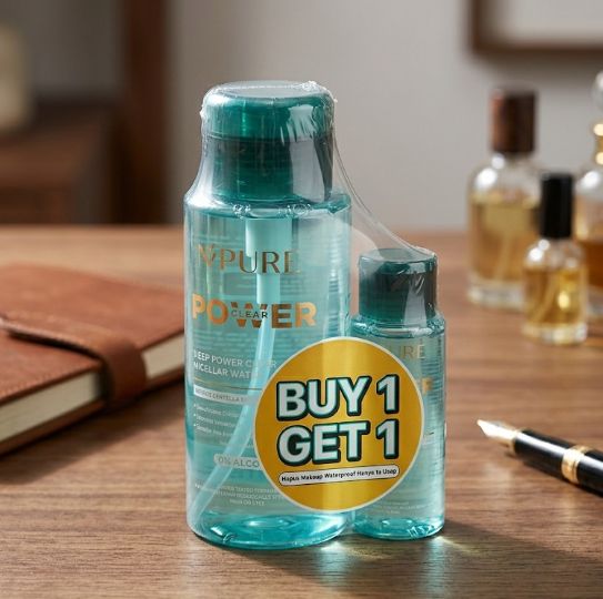 (Buy1 Get1) Npure Acne Power Clear Micellar Water (300ml + 50ml)