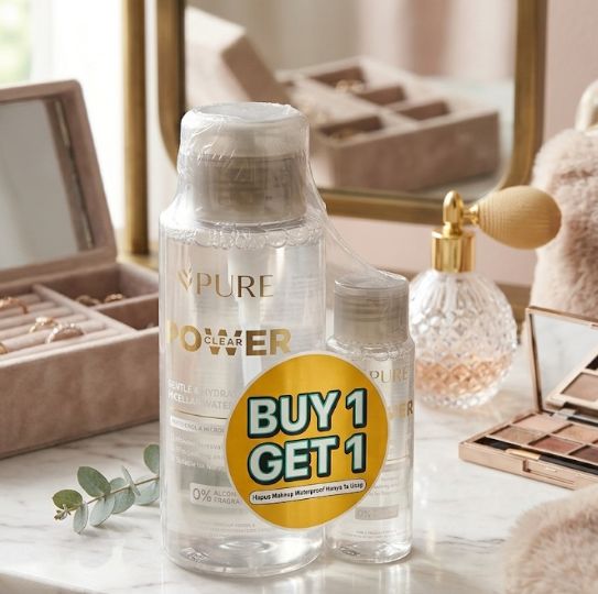 (Buy1 Get1) Npure Power Clear Gentle & Hydrate Micellar Water (300ml + 50ml)
