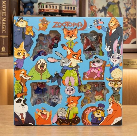 Stiker ZOOTOPIA 2D - BIRU (Isi 100 Waterproof Anti Air)