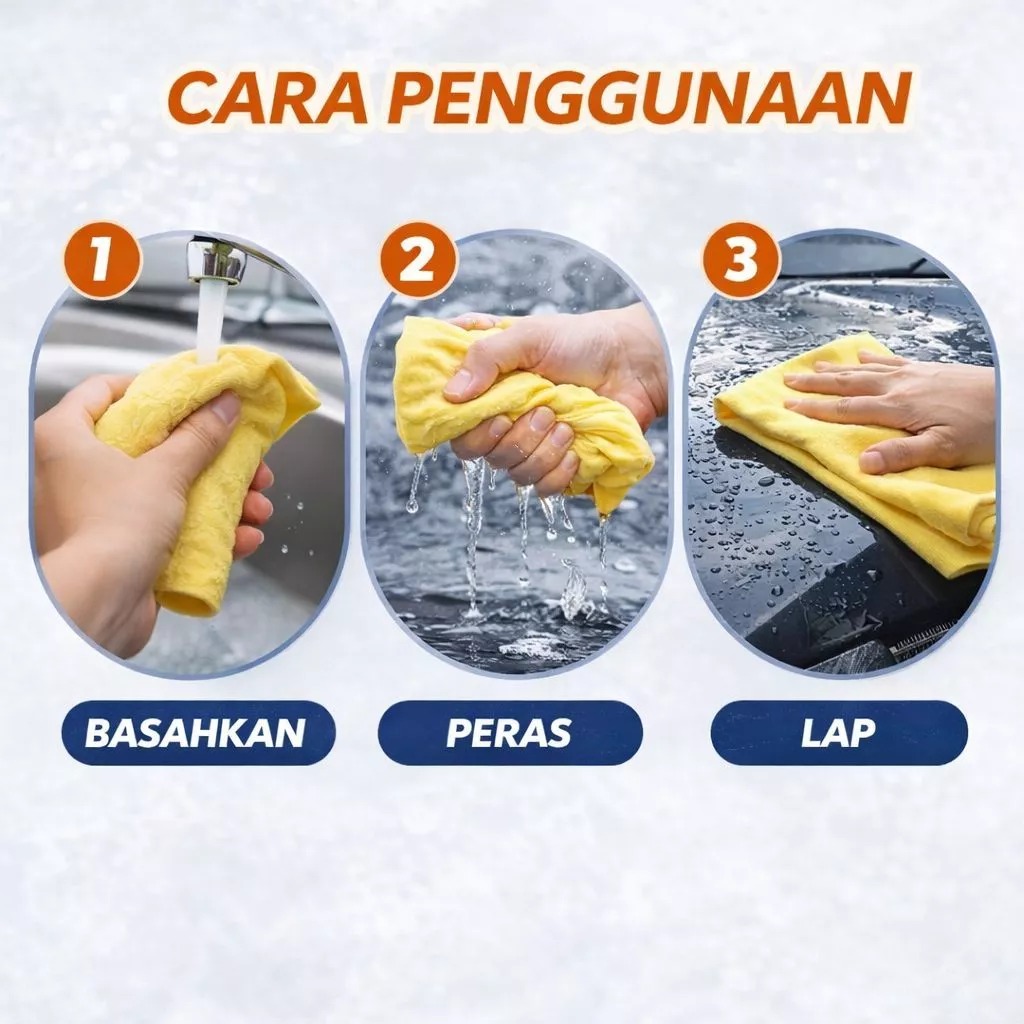 Lap Chamois FIT Kuning 43x32cm + BOX (Kanebo Serbaguna)