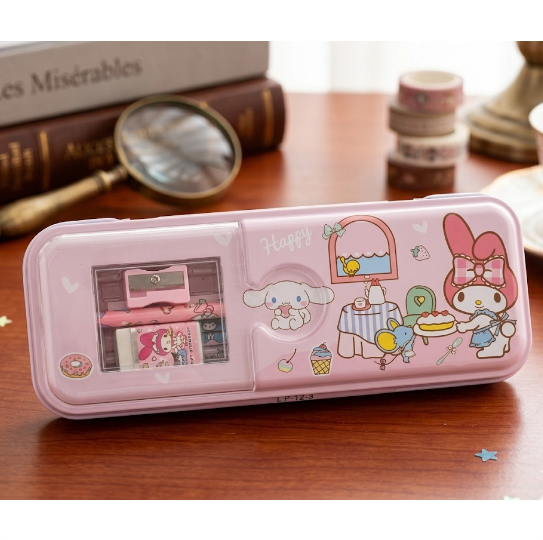 Kotak Pensil Anak Karakter + Alat Tulis 4in1 - MY MELODY (LPY97-3)