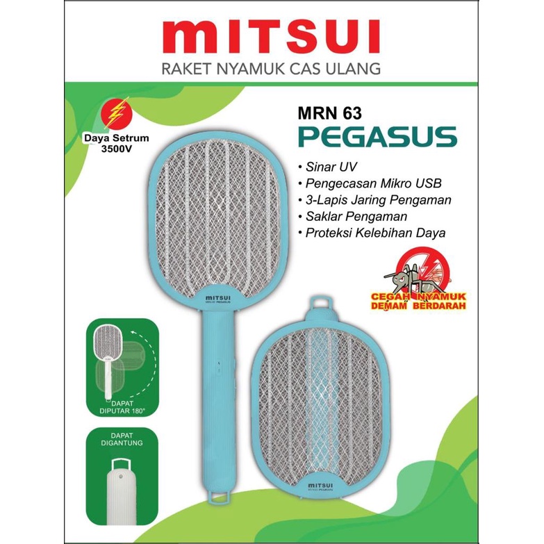 Mitsui Raket Nyamuk Elektrik Rechargeable LIPAT - Pegasus MRN 63