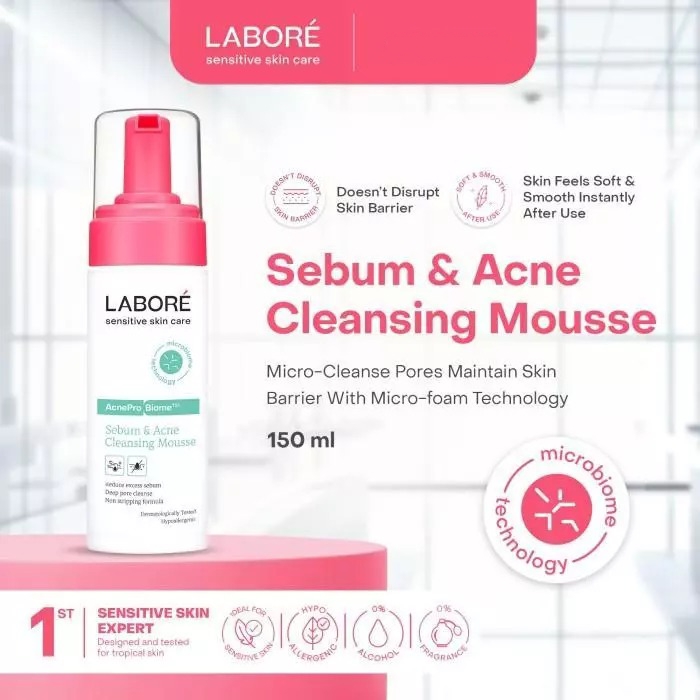 Labore AcnePro Biome Sebum & Acne Cleansing Mousse 150ml
