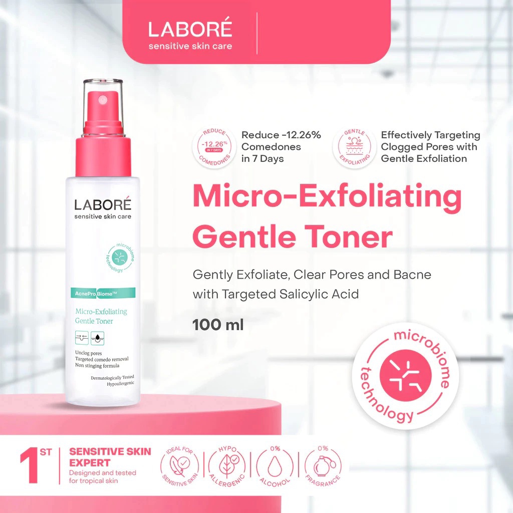 Labore AcnePro Biome Micro-Exfoliating Gentle Toner 100ml