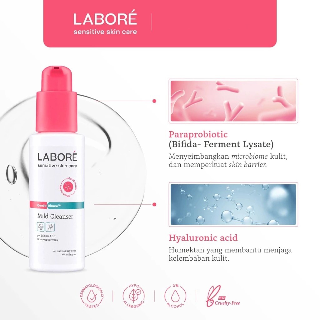 Labore Gentle Biome Mild Cleanser 100ml